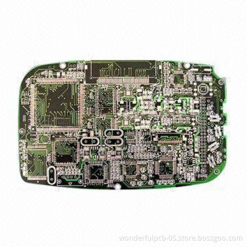 6-layered PCB with Green Solder Mask and 1oz Copper Thickness